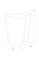 Marble-Look Indoor/Outdoor Side Table L | Splendido Ava