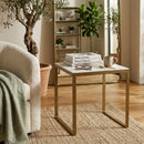 Contract furniture - Italian Marble Square End Table - www.oroatrade.com