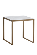 Italian Marble Square End Table | Splendido Evert | Oroa.com