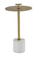 Gold Round End Table | Splendido Sia | Oroa.com