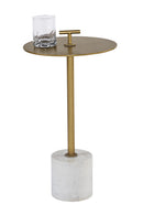 Gold Round End Table | Splendido Sia | Oroa.com
