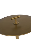 Gold Round End Table | Splendido Sia | Oroa.com