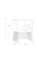 Green Fabric Modern Dining Chair | Splendido Gala | Oroa.com