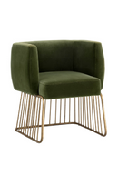 Green Fabric Modern Dining Chair | Splendido Gala | Oroa.com