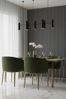 Green Diamond-Stitched Dining Chair | Splendido Cornella | Oroa.com