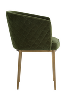 Green Diamond-Stitched Dining Chair | Splendido Cornella | Oroa.com