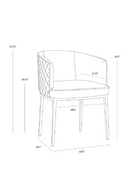 Green Diamond-Stitched Dining Chair | Splendido Cornella | Oroa.com