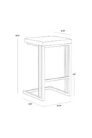 Black Leather Look Counter Stools (2) | Splendido Boone | Oroa.com