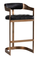 Antique Brass Framed Bar Stool | Splendido Beaumont | Oroa.com