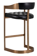 Antique Brass Framed Bar Stool | Splendido Beaumont | Oroa.com
