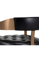 Antique Brass Framed Bar Stool | Splendido Beaumont | Oroa.com