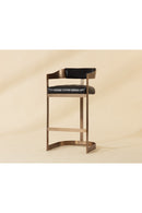 Antique Brass Framed Bar Stool | Splendido Beaumont | Oroa.com