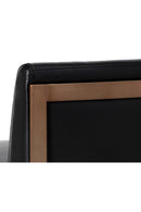 Black Leather Cantilevered Bar Stool | Splendido Dean | Oroa.com