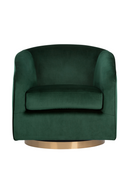 Curved Swivel Lounge Chair | Splendido Hazel | Oroa.com