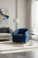 Curved Swivel Lounge Chair | Splendido Hazel | Oroa.com