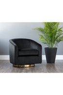 Curved Swivel Lounge Chair | Splendido Hazel | Oroa.com