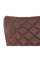 Diamond-Stitched Leather Look Bar Stools (2) | Splendido Lyla