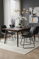 Leather Look Mid-Century Dining Chairs (2) | Splendido Cal | Oroa.com