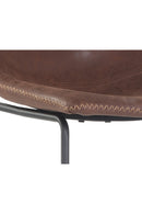 Leather-Look Mid-Century Counter Stools (2) | Splendido Cal | Oroa.com