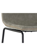 Leather-Look Mid-Century Counter Stools (2) | Splendido Cal | Oroa.com