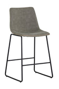 Leather-Look Mid-Century Counter Stools (2) | Splendido Cal | Oroa.com
