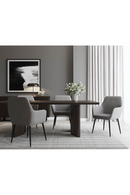 Gray Diamond-Tufted Dining Armchair | Splendido Jayna | Oroa.com