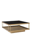 Square Black Glass Coffee Table | Splendido Finch | Oroa.com
