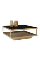 Square Black Glass Coffee Table | Splendido Finch | Oroa.com