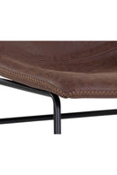 Leather Look Mid-Century Dining Chairs (2) | Splendido Cal | Oroa.com