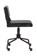 Black Leather Look Office Chair | Splendido Davis | Oroa.com