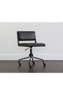 Black Leather Look Office Chair | Splendido Davis | Oroa.com