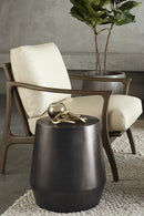 Etched Aluminum End Table | Splendido Creed | Oroa.com