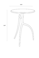 Black Marble End Table | Splendido Trent | Oroa.com