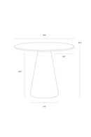 Carrara Marble Round Bistro Table | Splendido Damon | Oroa.com