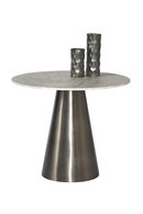 Carrara Marble Round Bistro Table | Splendido Damon | Oroa.com
