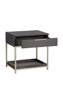 1-Drawer Oak Nightstand S | Splendido Rebel | Oroa.com