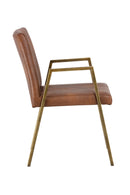 Channeled Leather Look Dining Chair | Splendido Homer | Oroa.com