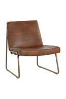 Brown Leather Lounge Chair | Splendido Anton | Oroa.com