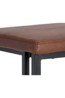 Leather Look Cantilevered Bar Stool | Splendido Boone | Oroa.com