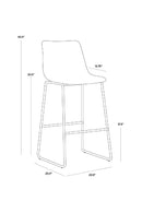 Antique Black Bar Stool | Splendido Cal | Oroa.com