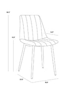 Channel-Tufted Dining Chairs (2) | Splendido Drew | Oroa.com