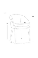 Cutout-Back Dining Amchair | Splendido Thatcher | Oroa.com