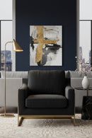 Bronze Frame Cantilevered Lounge Chair | Splendido Kalmin | Oroa.com