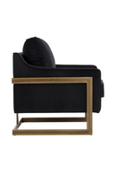 Bronze Frame Cantilevered Lounge Chair | Splendido Kalmin | Oroa.com