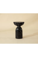 Round Marble-Look Indoor/Outdoor End Table | Splendido Goya | Oroa.com