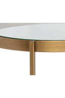 Gold Framed Glass Side Table | Splendido Gia | Oroa.com