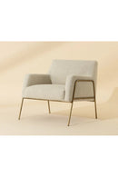 Fabric Upholstered Lounge Chair | Splendido Cybil | Oroa.com