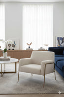 Fabric Upholstered Lounge Chair | Splendido Cybil | Oroa.com