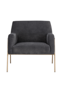 Fabric Upholstered Lounge Chair | Splendido Cybil | Oroa.com