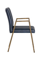 Channeled Leather Look Dining Chair | Splendido Homer | Oroa.com